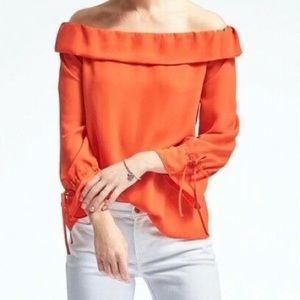 COPY - Banana Republic Off Shoulder Blouse Top
